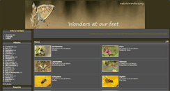 Desktop Screenshot of naturewonders.org